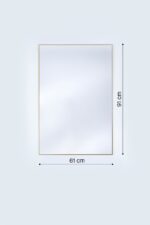 Miroir Lucka Clear Gold Small Rect. – Image 4