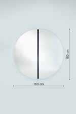Miroir Luna Black Round M – Image 5