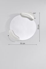 Miroir Calco White Round – Image 7