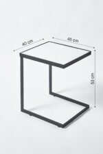 Tablo Black Side Table – Image 7