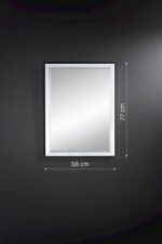 Miroir Bremen Silver Rect. – Image 3