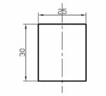 Bouton de porte de douche SK001 Noir Mat Ref BO5206711B – Image 3