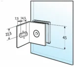 Raccord d'angle Granada, verre-mur 90° Ref BO5213116 – Image 4