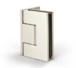 Paire de paumelle de douche Bilbao Premium, verre-mur 90° Finition Inox brossé Mat Ref BO5211554